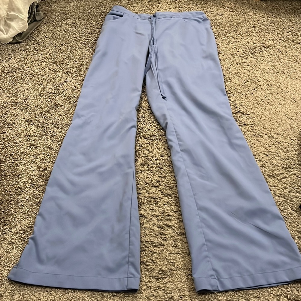 Ceil blue small TALL scrub pants